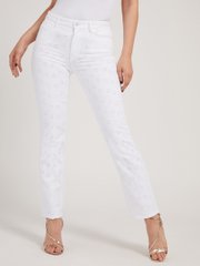 Білі джинси з вишивкою, Білий