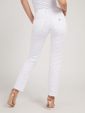 Білі джинси з вишивкою, Білий