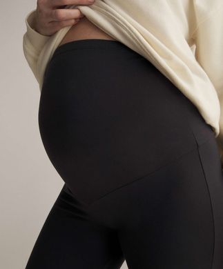 Еластичні чорні брюкі для вагітних, Чорний