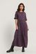 Довга ярусна сукня з флористичним малюнком, Фіолетовий