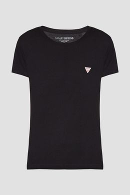 Чорна футболка з маленьким логотипом, Чорний